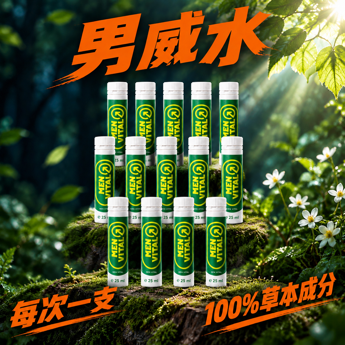 荷蘭🇳🇱 男威水 1支起飛 15分鐘草本活力飲品 1支 / 3支 / 5支