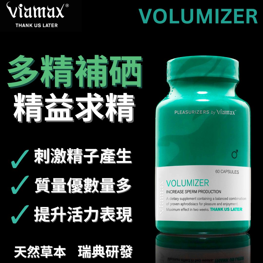 VIAMAX Volumizer 瑞典- 增加精量補腎輔酶Q10精胺酸營養補充品