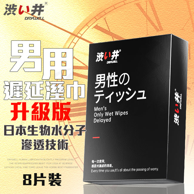 片場秘密 Drywell澀井持久濕巾＋男威優惠組合