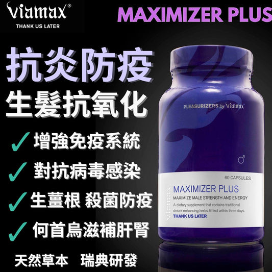 VIAMAX瑞典-MAXIMIZER 增強抵抗力增髮補腎增強活力防脫衰老生髮抗流感病毒