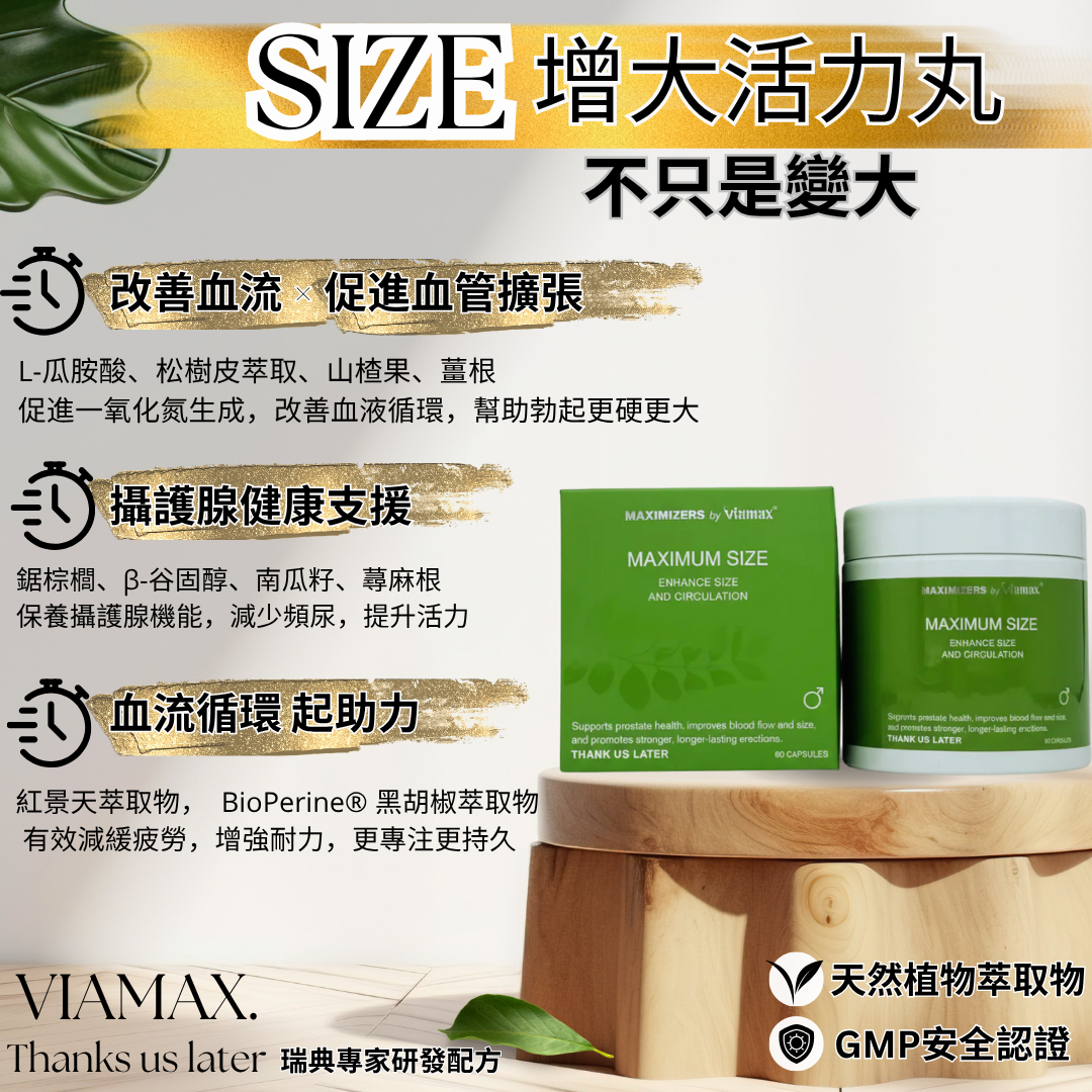 MAX SIZE 活血加大丸