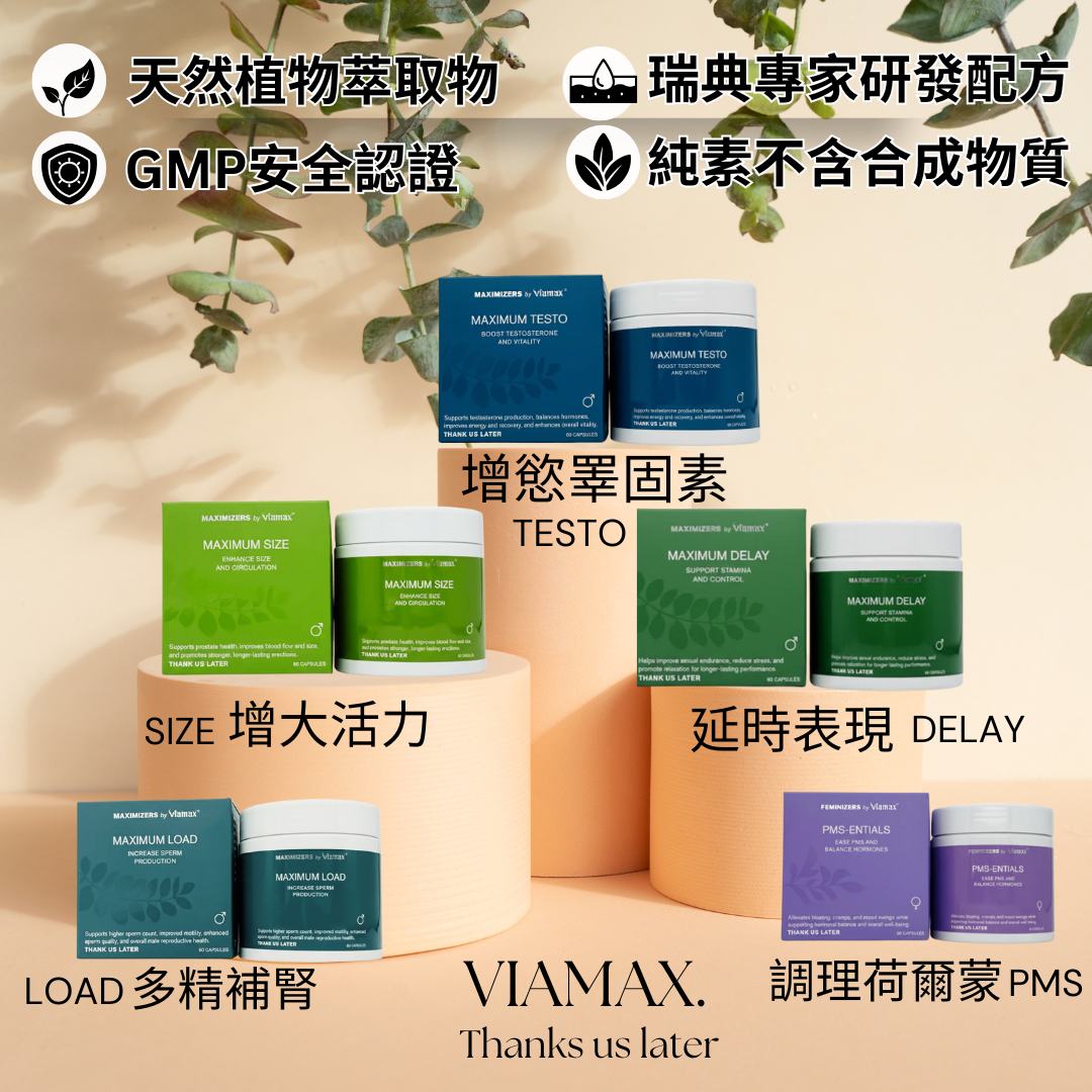 增慾睪固素+控時膠囊 LEVEL UP 男士健康日常保健組合優惠