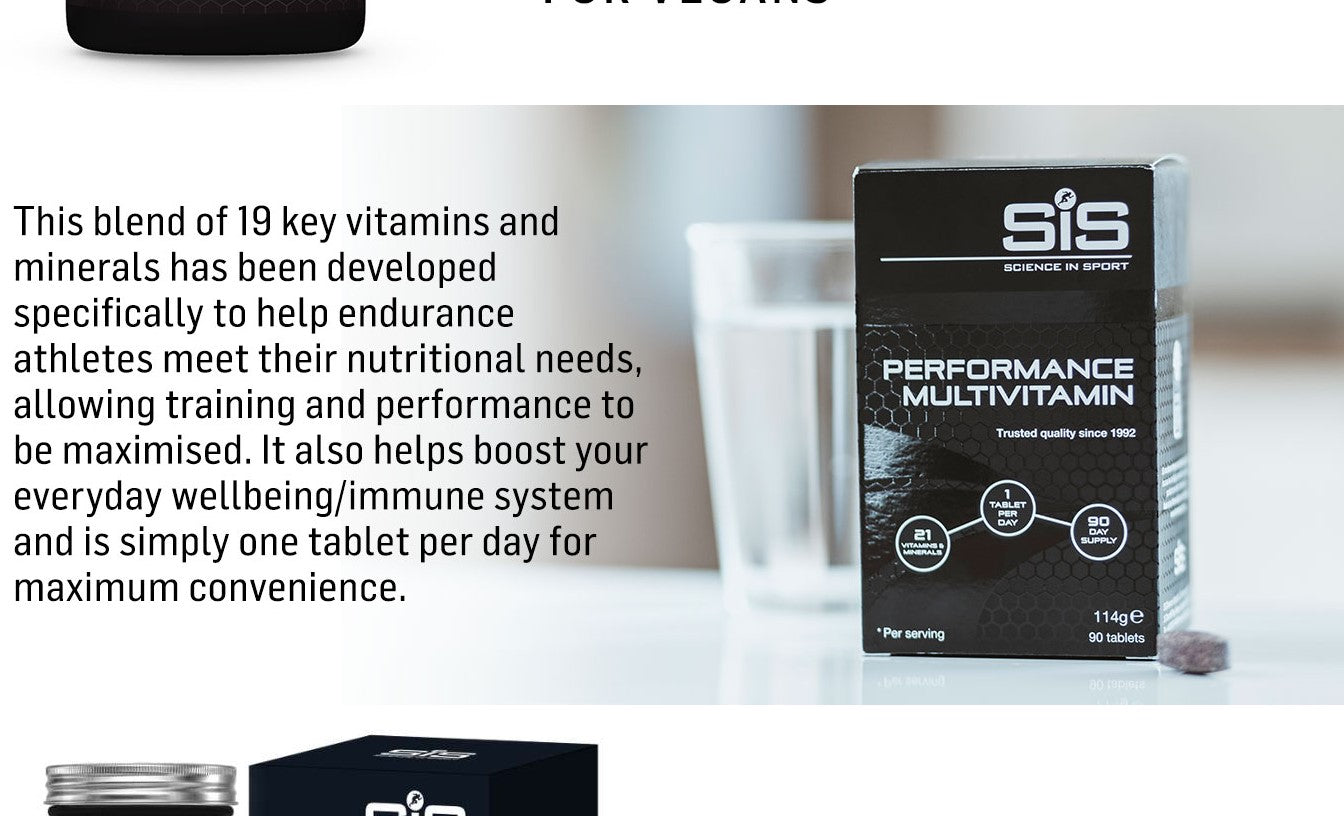 【全方位運動綜合維他命】- 英國 SiS 提升耐力、增強免疫與訓練表現- 90 日份量