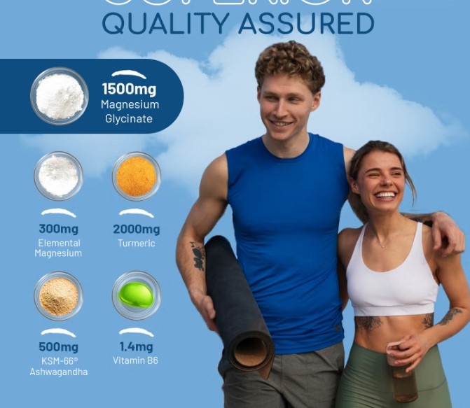 【深層助眠減壓】4合1 鎂甘氨酸 + KSM-66® 南非醉茄 |神經保護 對抗高壓 緩解緊繃 改善睡眠質素