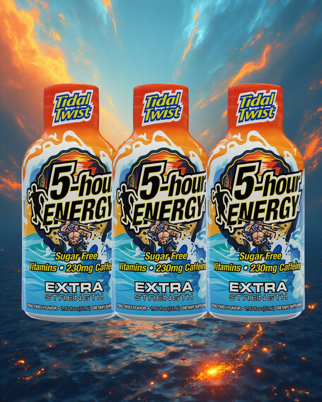 醒腦提神- 5-hour ENERGY 能量補充劑 3支- 爽浪激能味